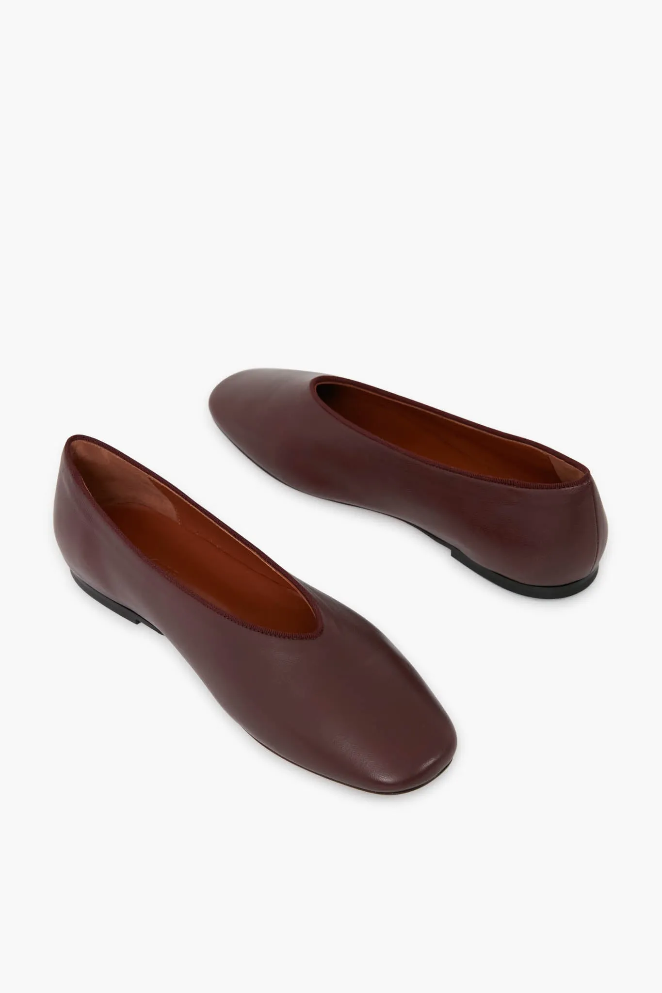 Bordeaux Leather Regency Slippers