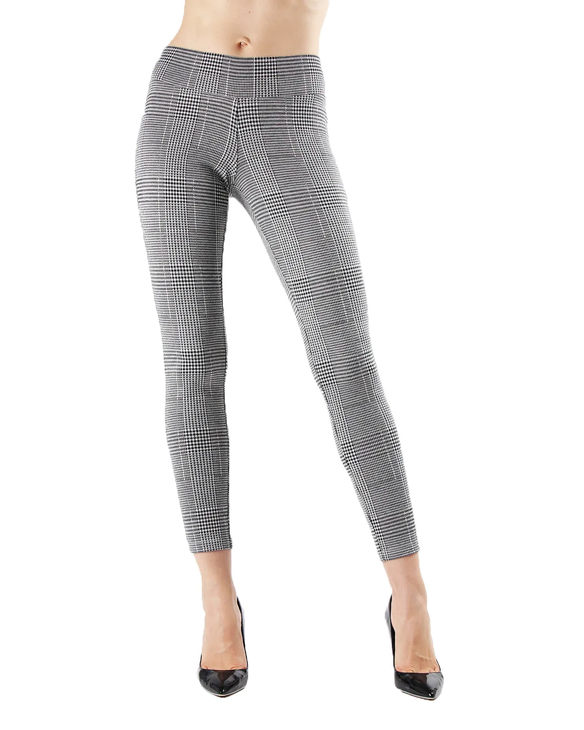 Classic Glen Plaid Shaping Leggings