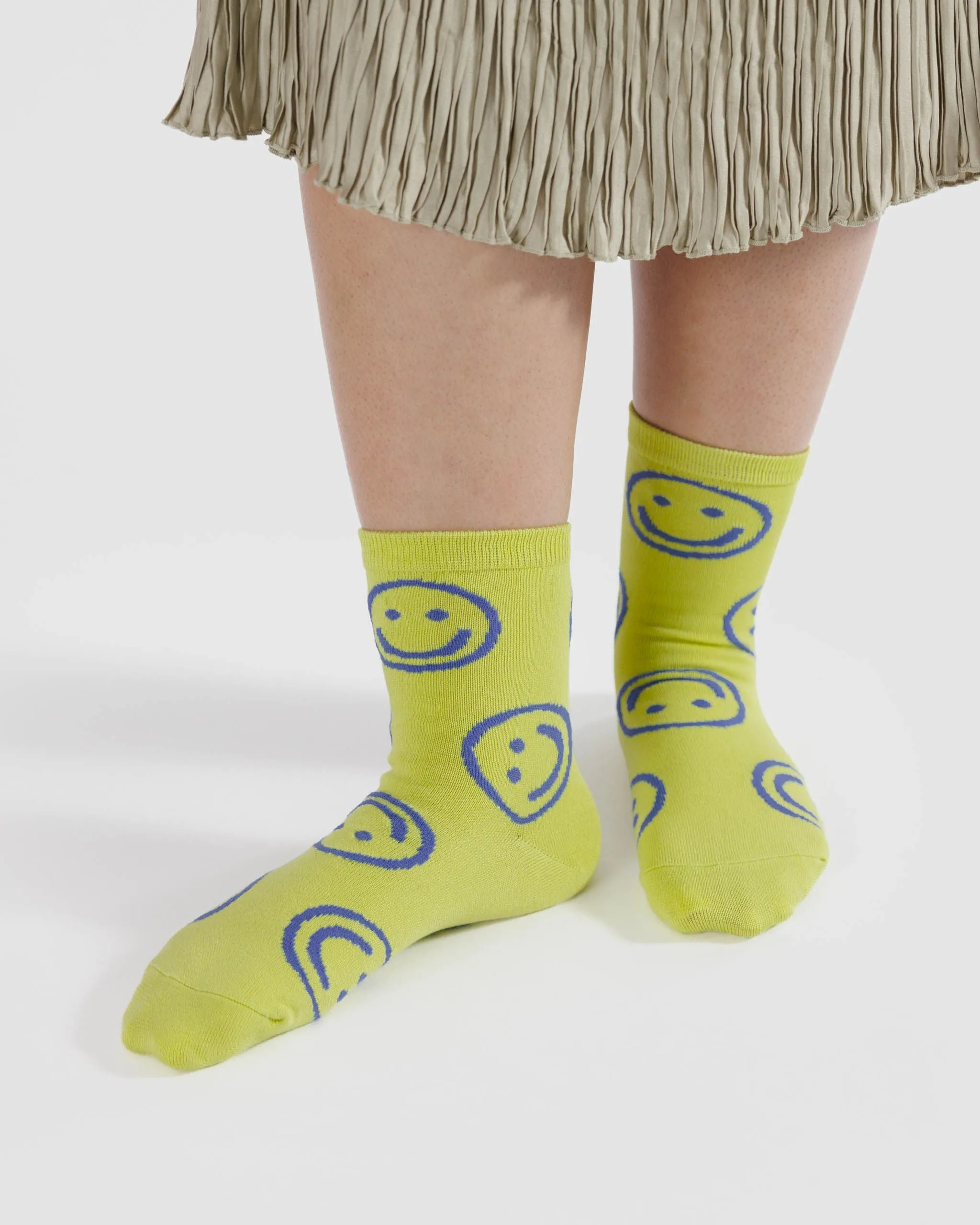 Crew Sock - Citron Happy