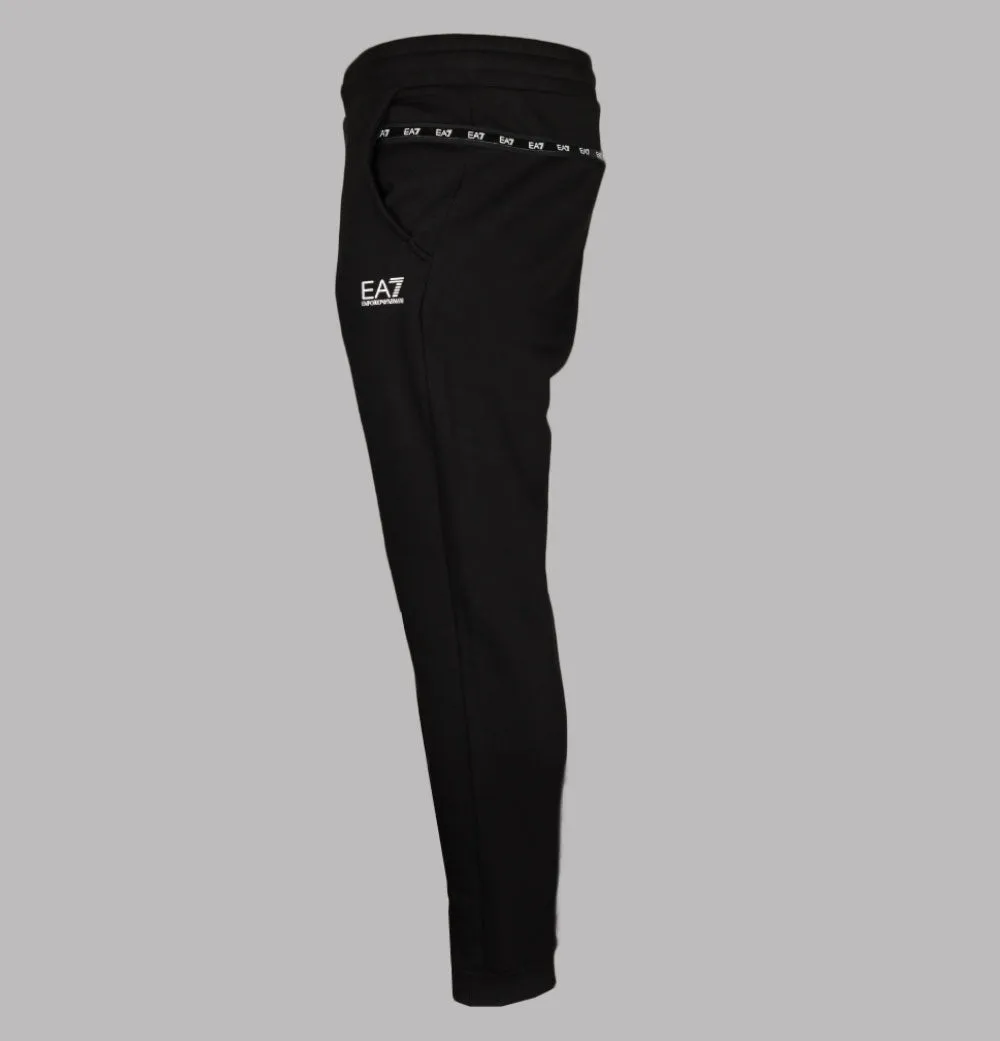 EA7 Logo Series Joggers Black