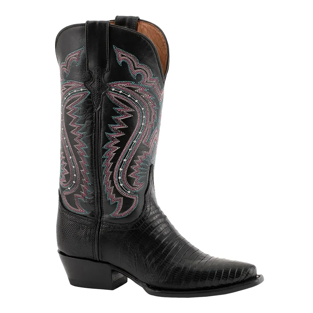 Ferrini Women's Taylor Black Teju Lizard