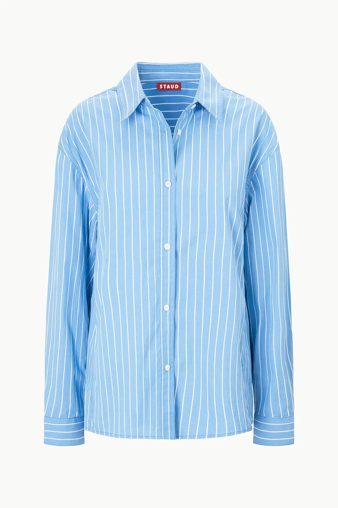 KELLY SHIRT | AZURE PINSTRIPE