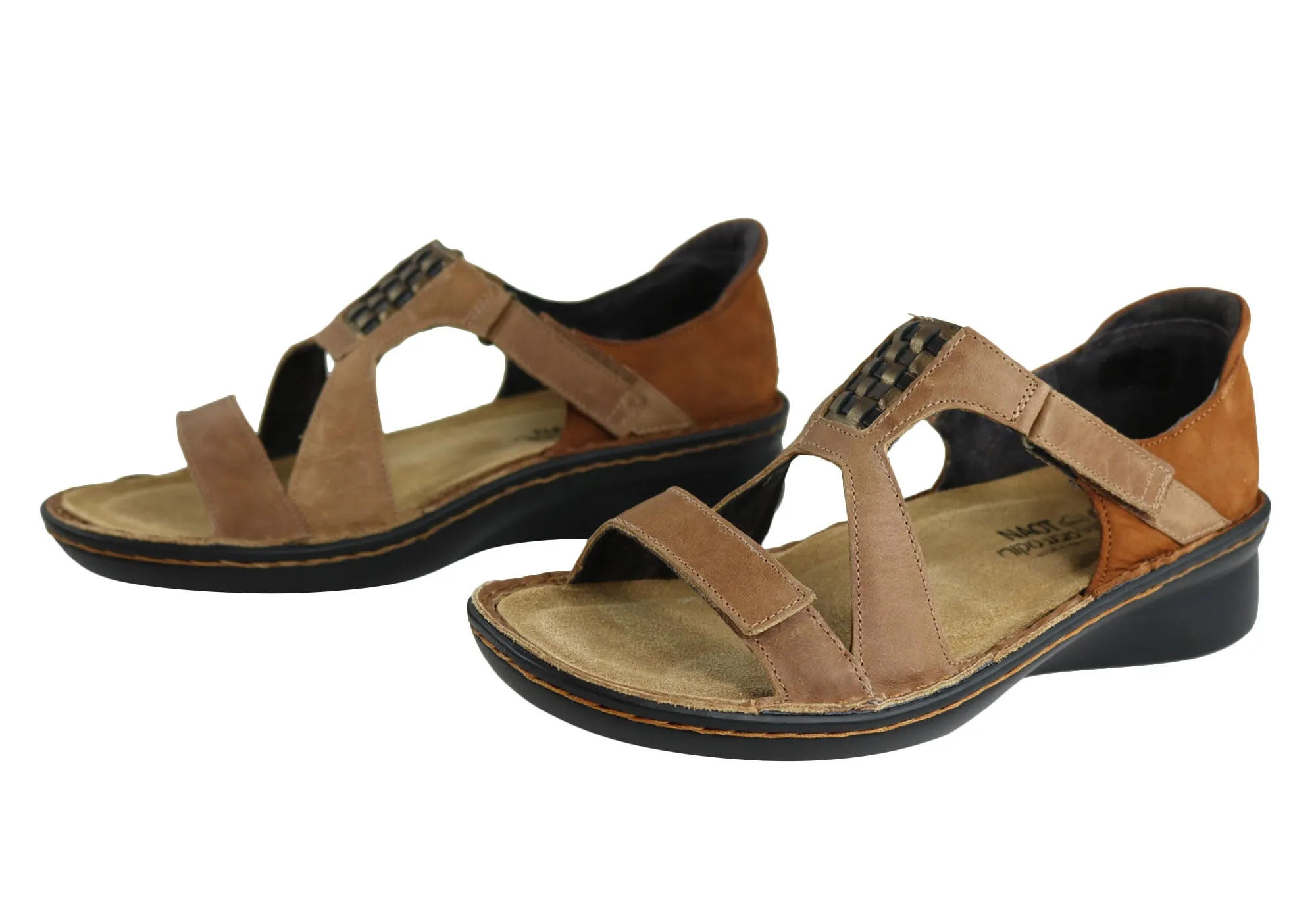 Naot Figaro Womens Leather Comfort Wide Fit Orthotic Friendly Sandals