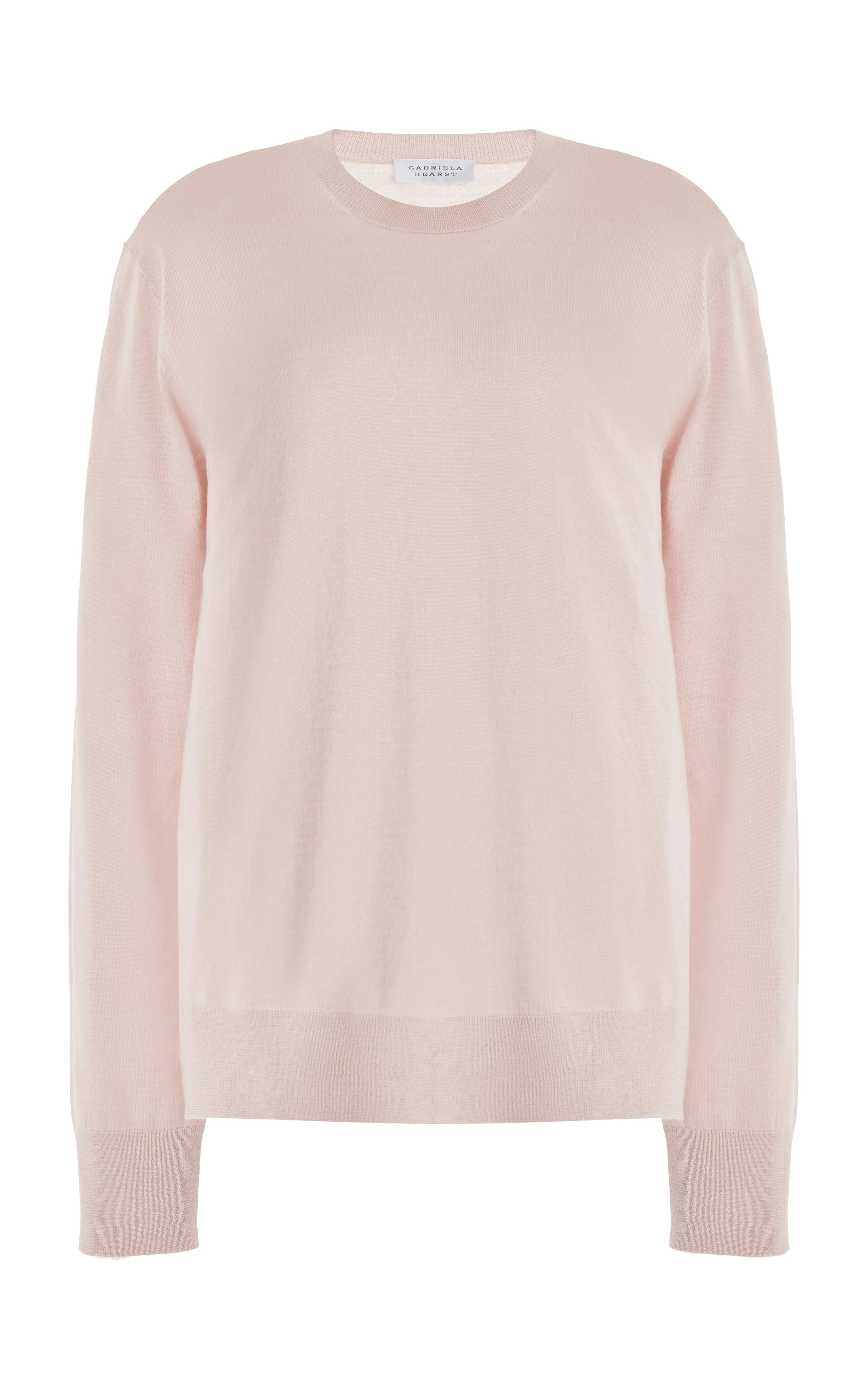 Palco Knit Crewneck in Blush Merino Wool