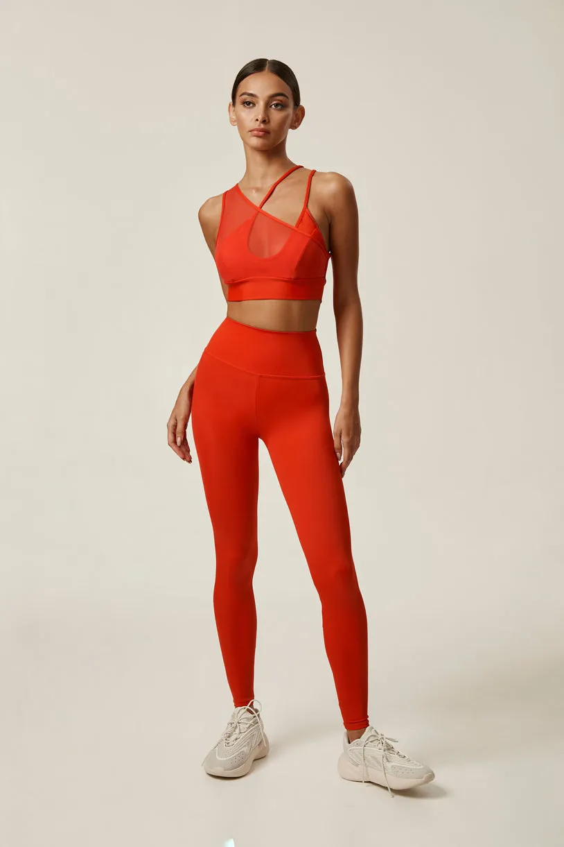 Row Mesh Legging