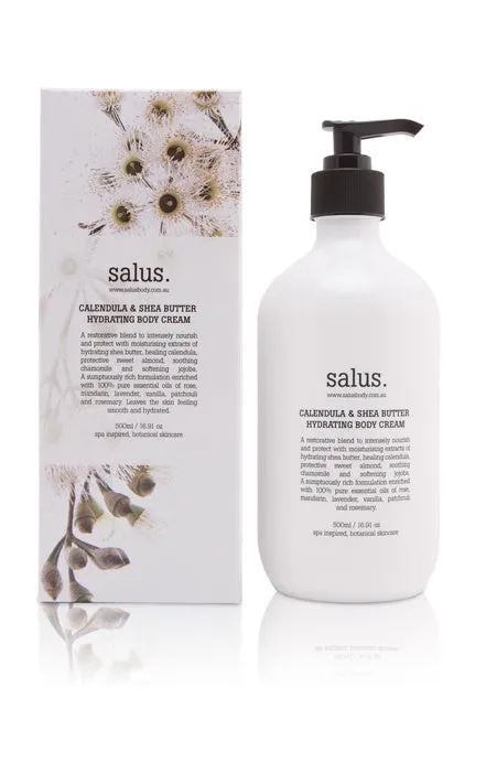 SALUS CALENDULA & SHEA BUTTER HYDRATING BODY CREAM 500ML