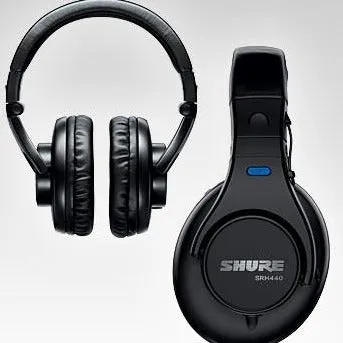 Shure Professional Studio Headphones w/ Detachable Cord (SRH440A)