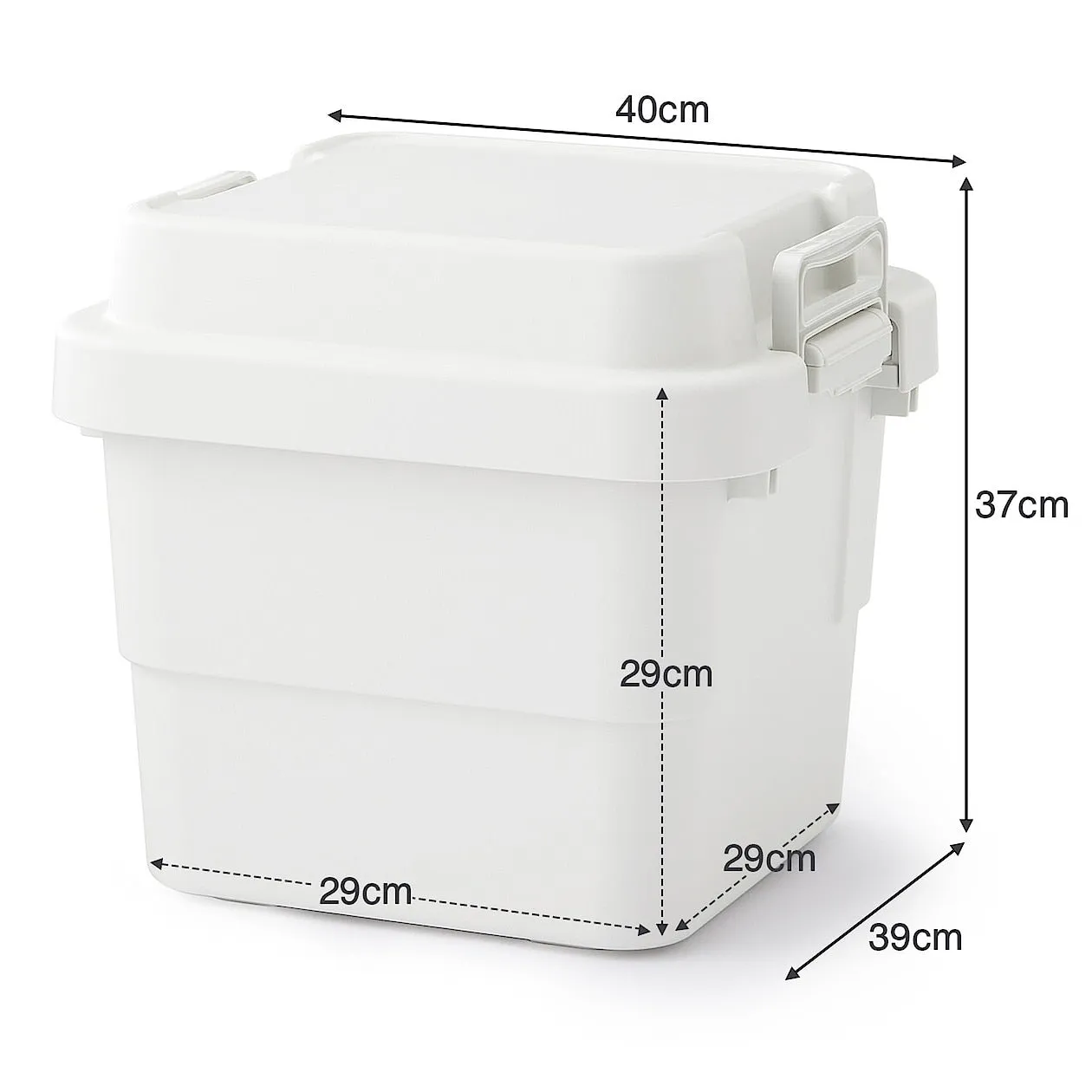 Strong Polypropylene Storage Box - Small (30L)