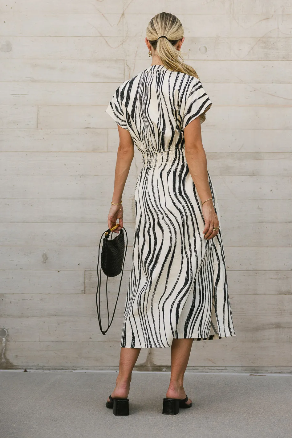 Winona Abstract Midi Dress - FINAL SALE