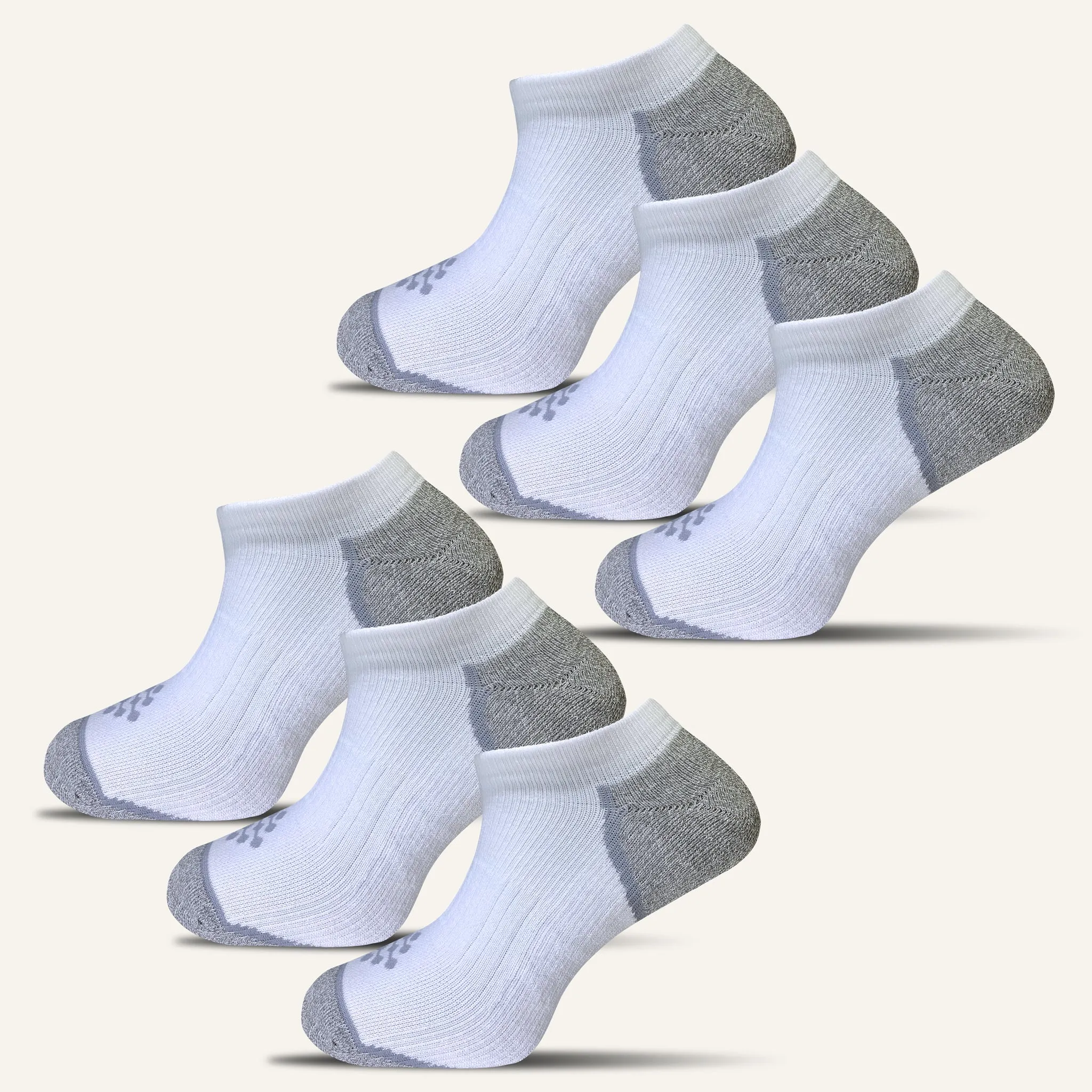 Women's Sport Cushioned Ankle Socks - 6 Pair